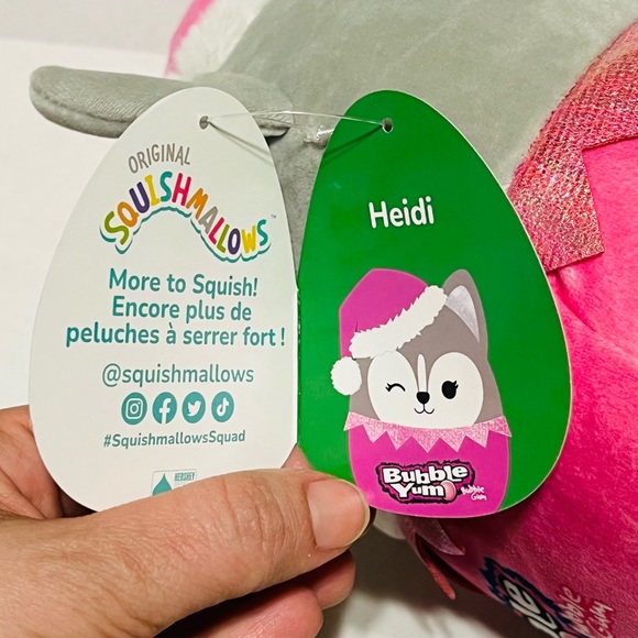 Squishmallows Holiday Heidi (Bubble Yum) & Dawn (Jolly Rancher) - Picture 11 of 13